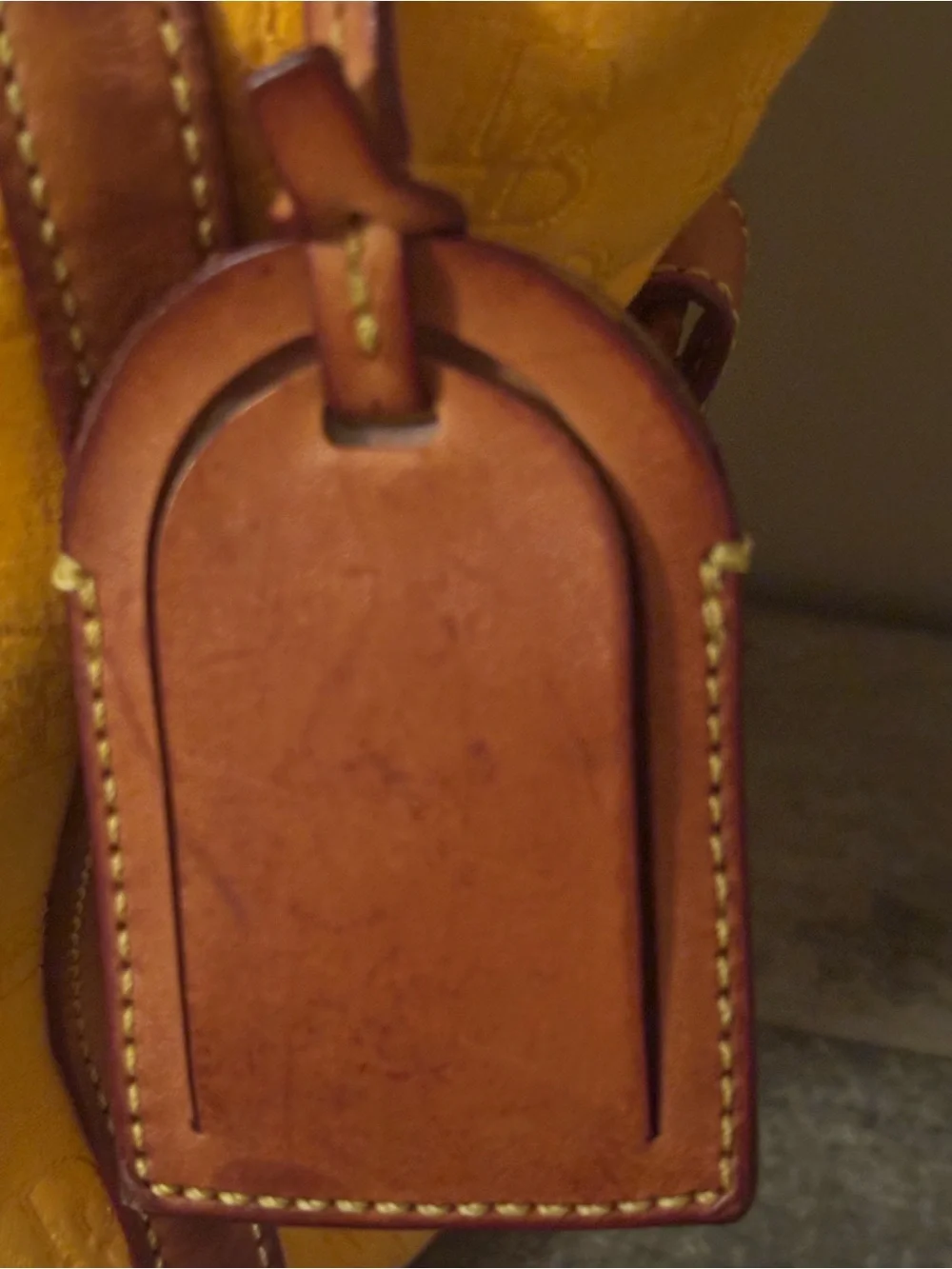 DOONEY & BOURKE MONOGRAM CANVAS KRISTEN TOTE